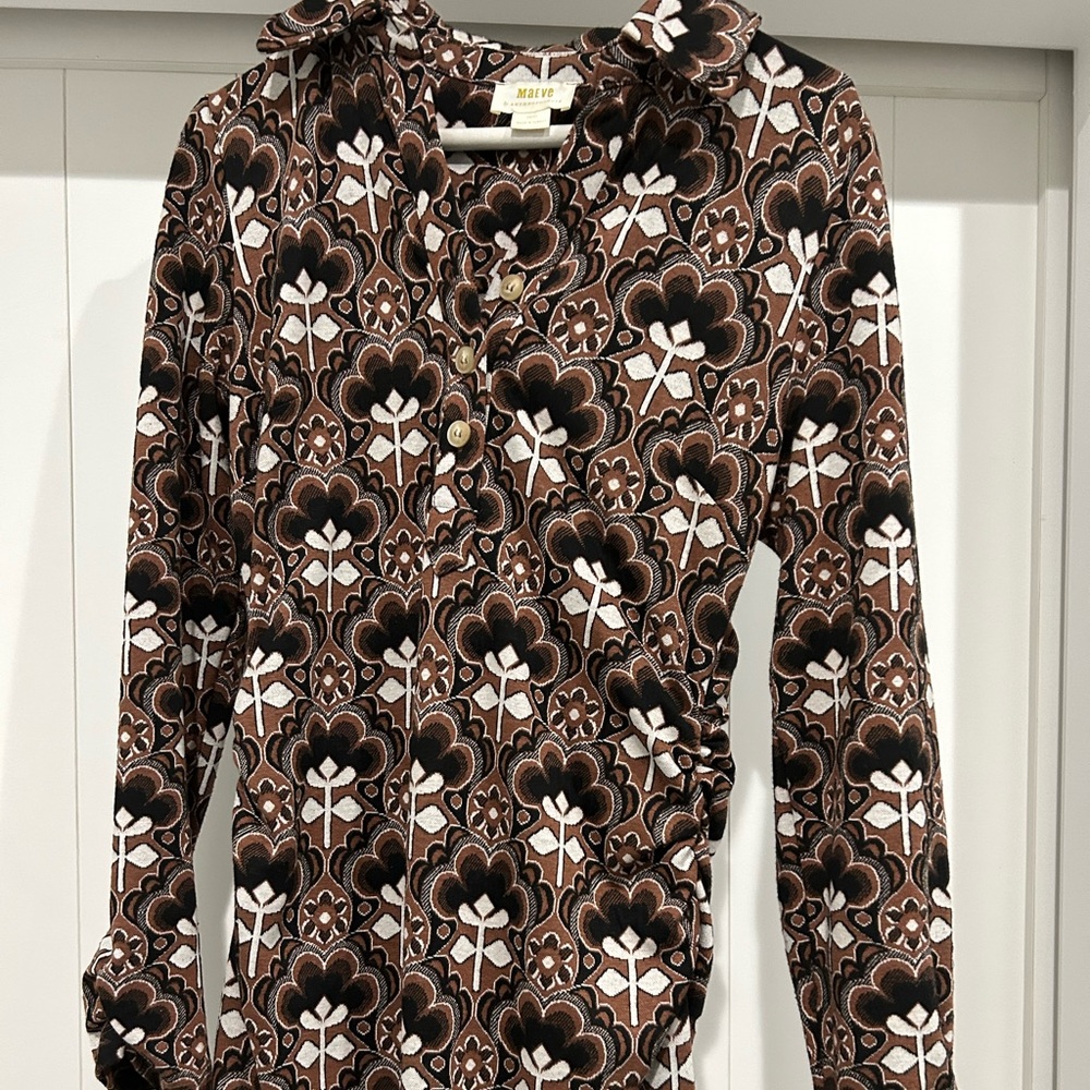 69% Polyester, 27% Viscose, 7% Elastane, Side Sli… - image 1